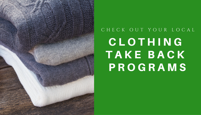 clothing take back programs clothing take back programs
