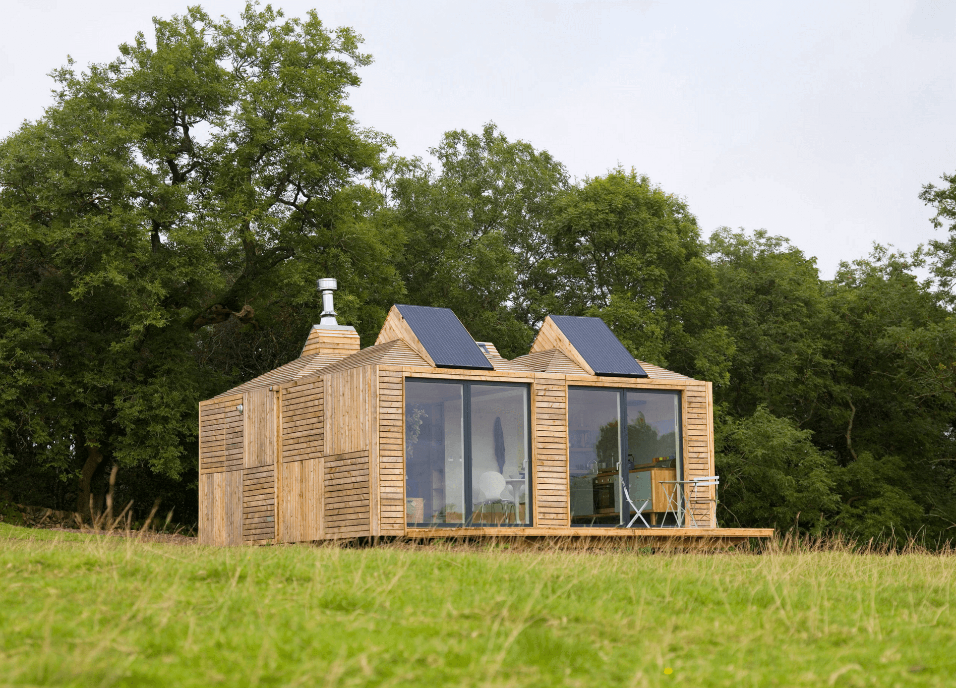 Modern Remote Solar House