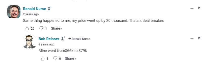 comments about tesla solar roof price hikes