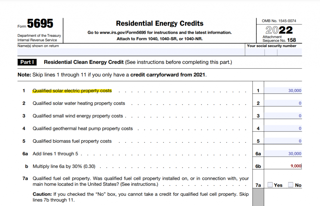 2022 form 5695
