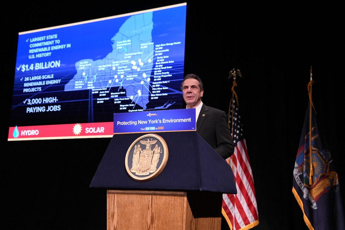 Governor Cuomo Announces More Renewable Power for NY State