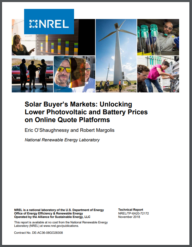 Solar Buyer's Markets: Unlocking Lower Photovoltaic and Battery Prices on Online Quote Platforms