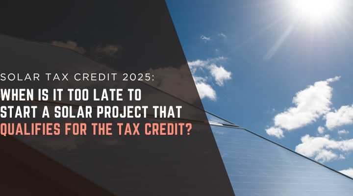 When is too late to go solar and get the tax credit