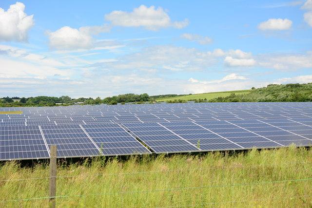 A community solar farm takes no space on your roof