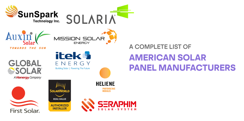 American Solar Panel Manufacturers