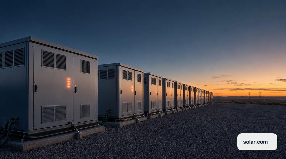 Utility scale batteries that are helping California use more solar power than natural gas for the first time.