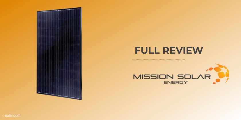 Mission Solar Energy Review