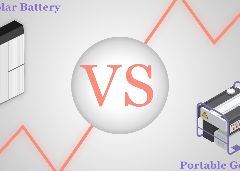 portable generator vs home battery