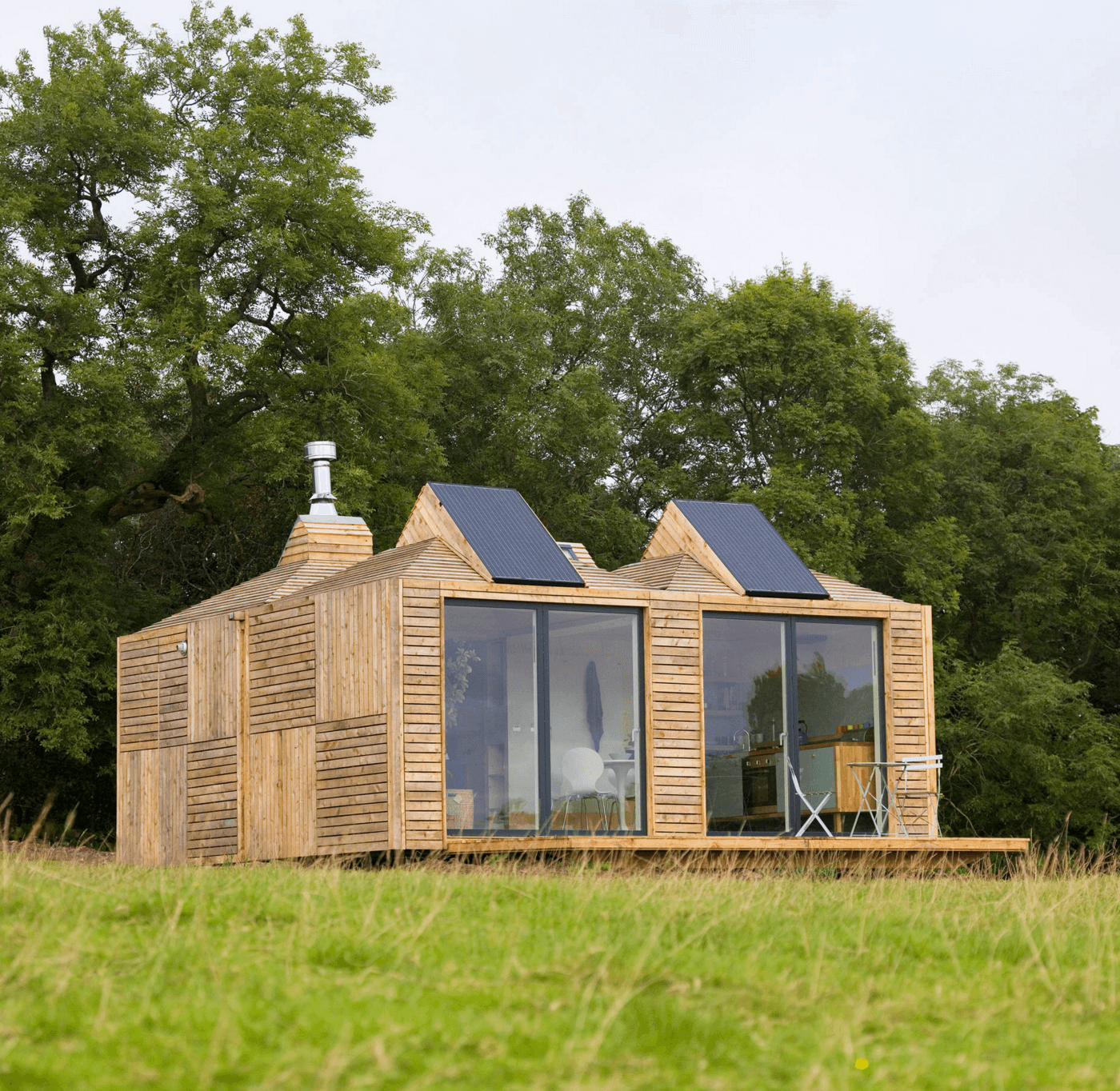 Modern Remote Solar House