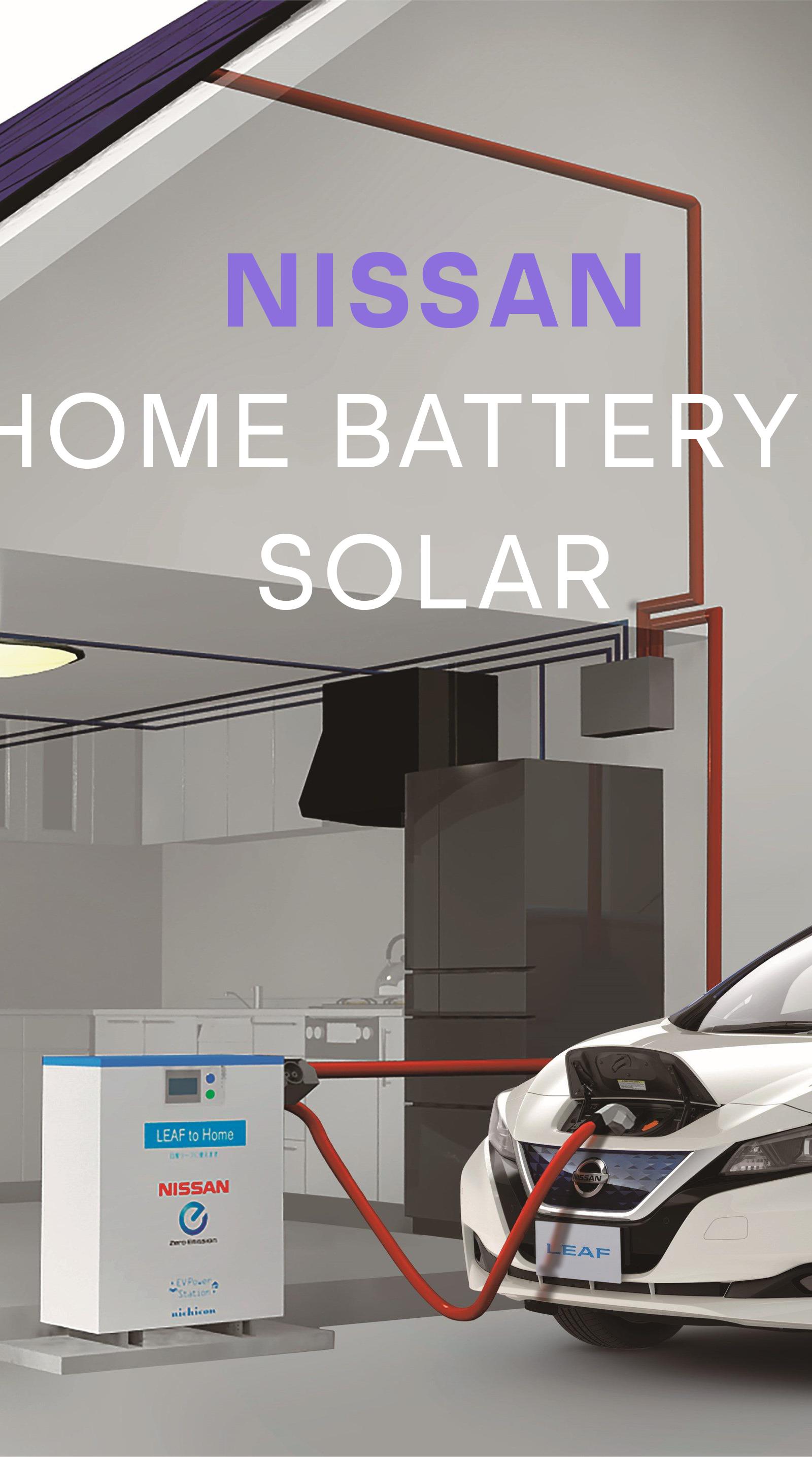 Nissan Leaf Solar Home Battery