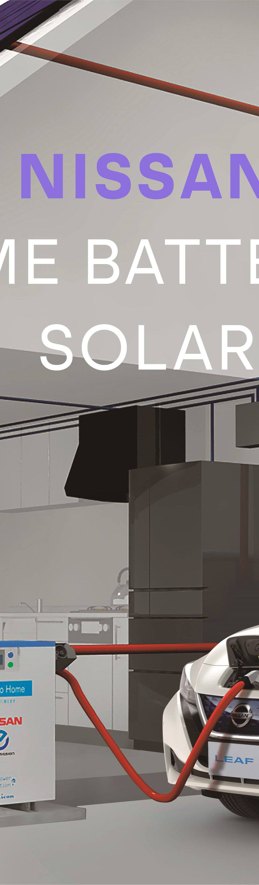 Nissan Leaf Solar Home Battery