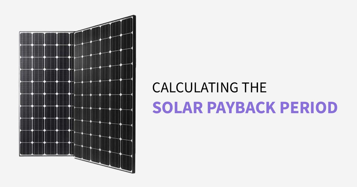 payback period for solar panels