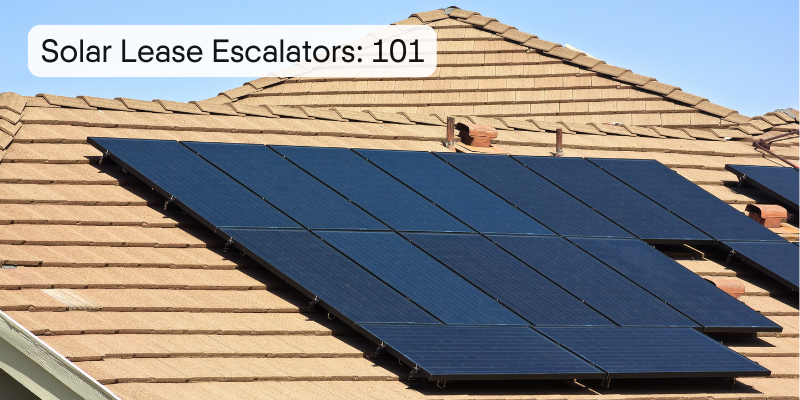 solar lease escalator